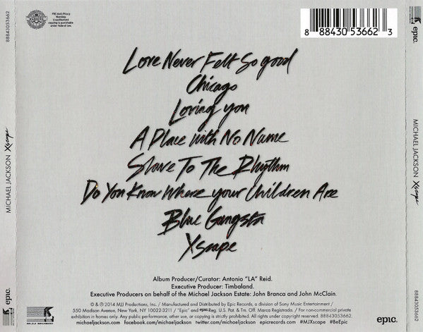 Michael Jackson - Xscape (CD, Album) (Near Mint (NM or M-))